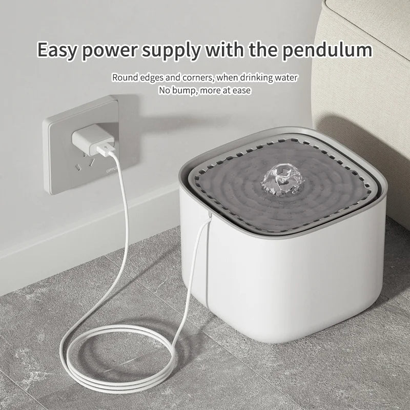 101oz/3L Pet Water Fountain