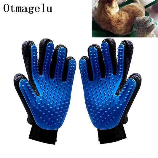 Silicone pet Grooming Gloves